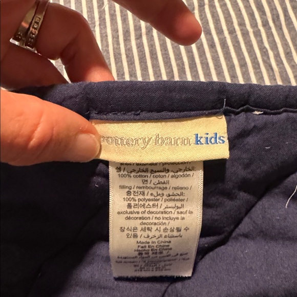 Pottery Barn Kids Shark Quilt in Blue and White - Picture 5 of 6